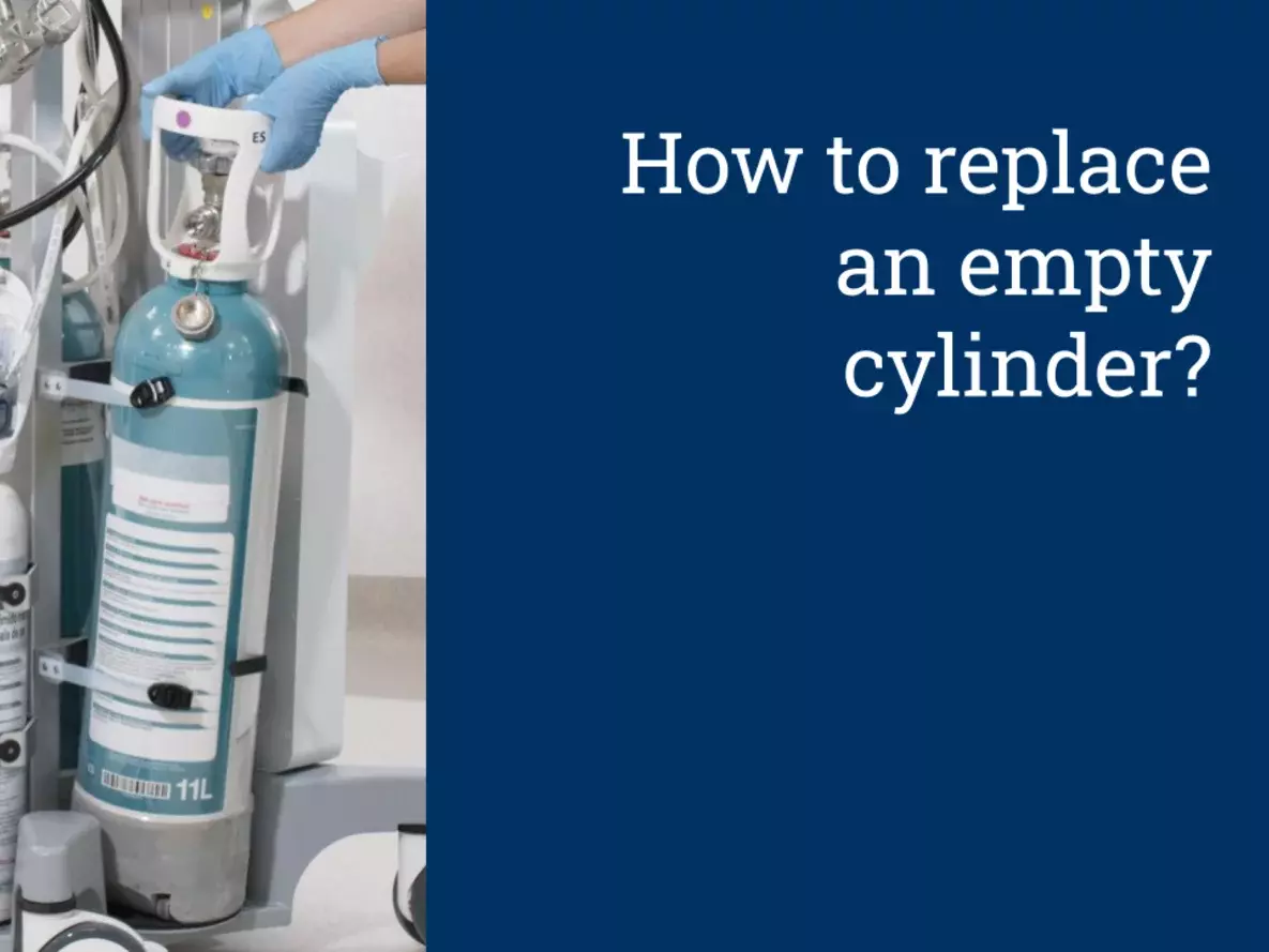 How to replace an empty cylinder?
