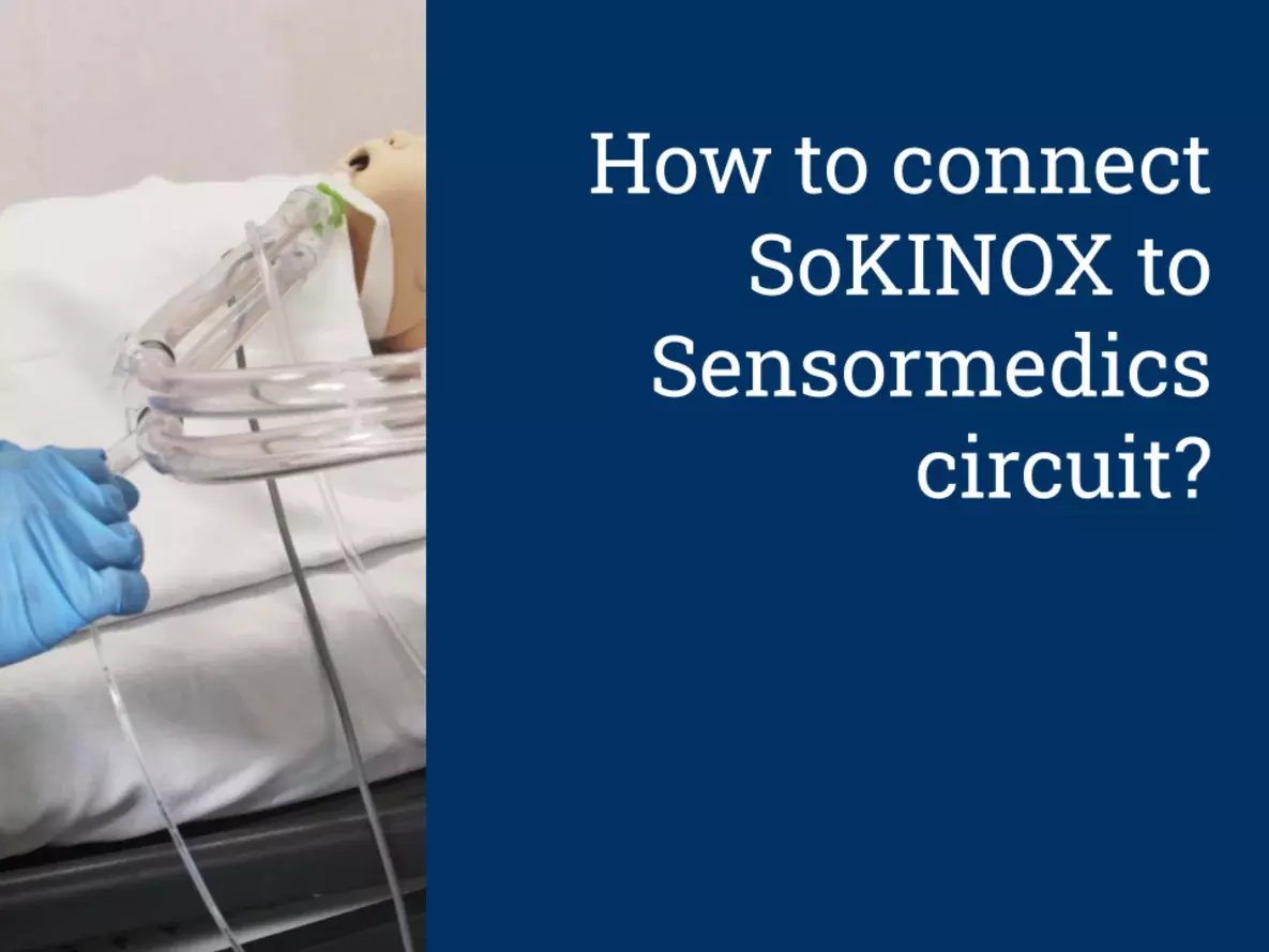 How to connect SoKINOX to Sensormedics circuit?