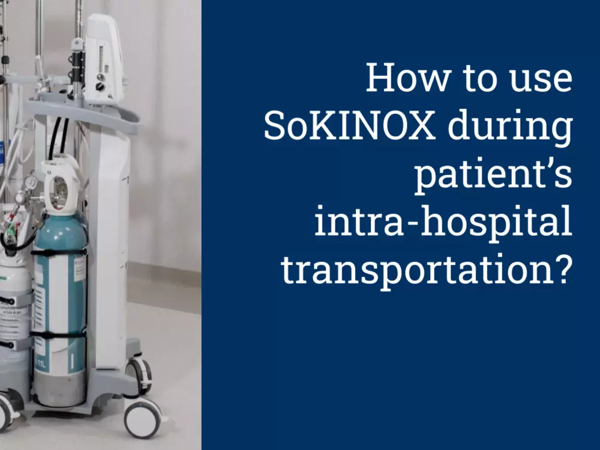 How to use SoKINOX during patient's intra-hospital transportation?
